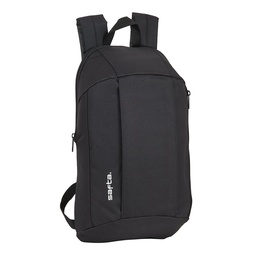 Mini Mochila Bolsillo Vertical Safta Negro