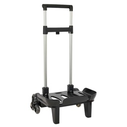Carro Por. Ple. Triple Rueda Negro