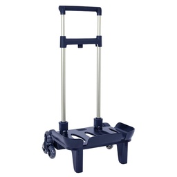 Carro Por. Ple. Triple Rueda Azul Marino