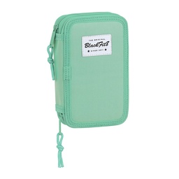 Plumier Doble Pequeño 28 Pcs Blackfit8 Turquesa