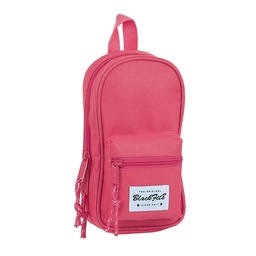 Plumier Mochila Con 4 Port.llenos Blackfit8 Fresa
