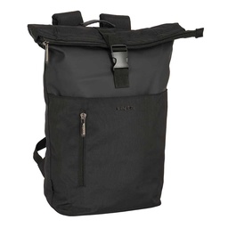 Mochila Solapa Para Portátil 15,6'' Safta Business "black"