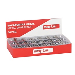 Expositor 36 Uds. Sacapuntas Metal Safta