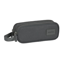 Portatodo Doble Safta Basic "gris"