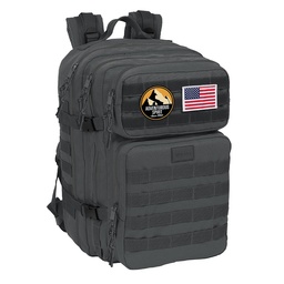 Mochila Militar Portátil 15,6'' Safta Basic "gris"