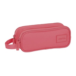 Portatodo Doble Safta Basic "marsala"