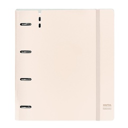 Carpeblock Pp Foam 4 Anillas 35mm Con Recambio Safta "light Pink"