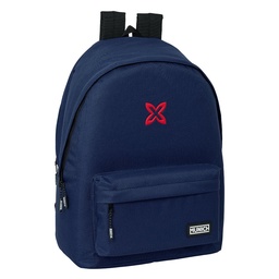 Mochila Doble Para Portátil 15,6"+usb Munich Basicos "marino"