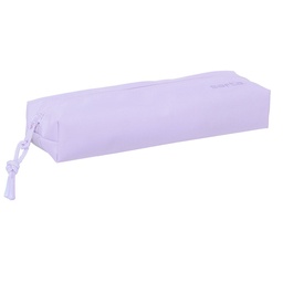 Portatodo Rectangular Con Goma Elástica 22cm Safta "light Purple"