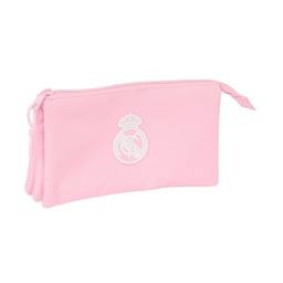 Portatodo Triple Real Madrid Chica Rosa