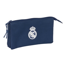Portatodo Triple Real Madrid Chica Marino