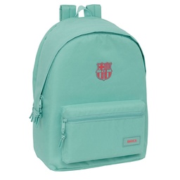 Mochila Doble Para Portátil 15,6"+usb F.c. Barcelona Chica Musgo