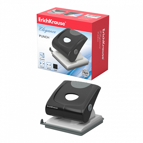 [040448] TALADRO ERICHKRAUSE ELEGANCE CLASSIC 2 AGUJEROS 30 HOJAS NEGRO