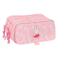 Portatodo Triple Big Miffy "flores"