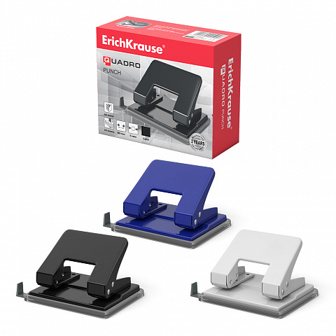 [040699] TALADRO ERICHKRAUSE QUADRO CLASSIC 2 AGUJEROS 20 HOJAS SURTIDO