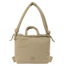 Bolso Mochila Moos Capsula Acolchado "beige"