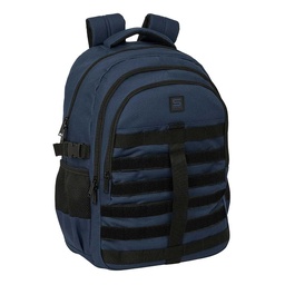 Mochila Cross Doble Safta Azul
