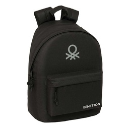 Mochila Para Portátil 14,1" Benetton Basics "negro"