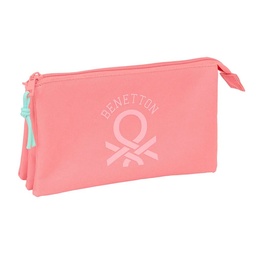 Portatodo Triple Benetton Basics "coral"