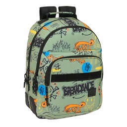 Mochila Doble Adaptable A Carro Safta Graffiti "zone"