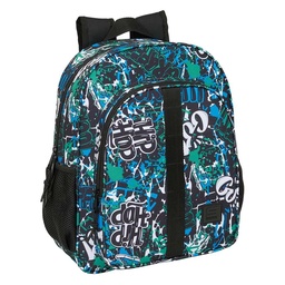 Mochila Junior Adaptable A Carro Safta Graffiti "go"