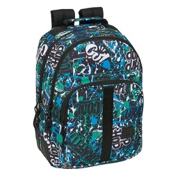 Mochila Doble Adaptable A Carro Safta Graffiti "go"