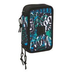 Plumier Triple 37 Pcs Safta Graffiti "go"