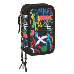Plumier Triple 37 Pcs Safta Graffiti "colors"