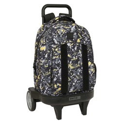 Mochila Grande Con Ruedas Compact Evolution Extraíble Safta Graffiti "splash"