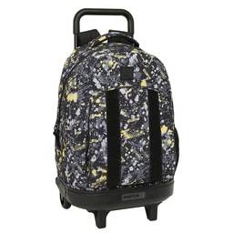 Mochila Grande Con Ruedas Compact Extraíble Safta Graffiti "splash"