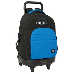 Mochila Grande Con Ruedas Compact Extraíble Blackfit8 "underground"