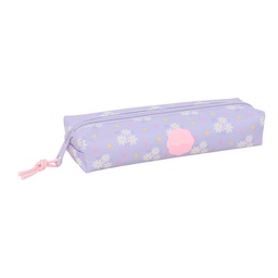 Portatodo Rectangular Con Goma Elástica 22cm Safta "bouquet"
