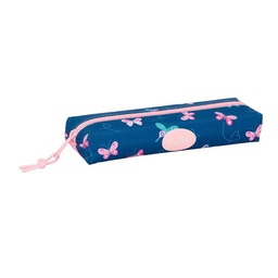 Portatodo Rectangular Con Goma Elástica 22cm Blackfit8 "mariposas"