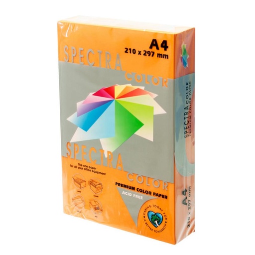 [001578] PAPEL A4 80G 500 HOJAS COLOR NARANJA