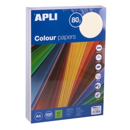 Papel A4 80g 500 Hojas Colores Surtidos Pastel