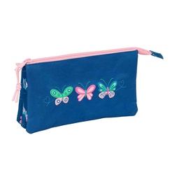 Portatodo Triple Blackfit8 "mariposas"