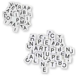 Letras magnéticas mayúsculas