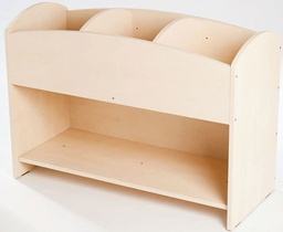 Mueble alto de 3 compartimentos (haya)
