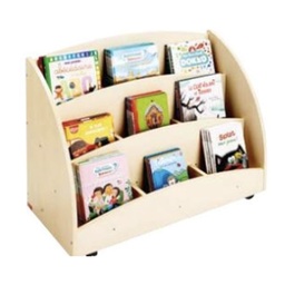 Mueble expositor de libros - 9 compartimentos (haya)
