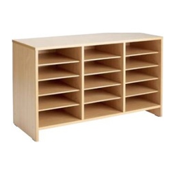 Mueble con 15 baldas de división (haya)