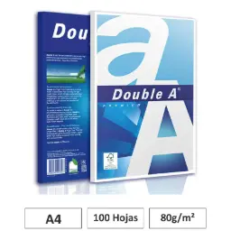 Papel Double A A4 80gr 100h Blanco