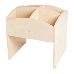 Mueble alto de 4 compartimentos (haya)