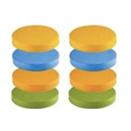 Discos para suelo multicolores