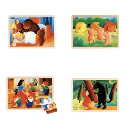 Los cuentos 2 - Lote de 4 puzzles