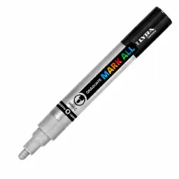 Rotulador Acrílico Lyra 2mm Plata Graduate Mark All
