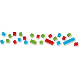 Taller Cubos y números 1 (200 × 125 × 15 mm)