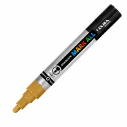 Rotulador Acrílico Lyra 2mm Oro Graduate Mark All