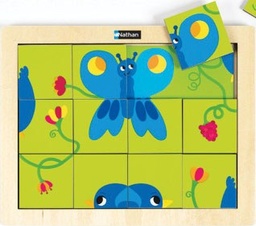 Pequeño puzzle mágico - La mariquita y las setas