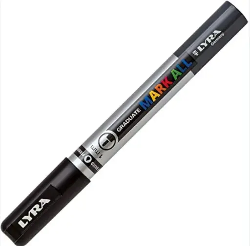 [826080] ROTULADOR ACRÍLICO LYRA 1MM NEGRO GRADUATE MARK ALL