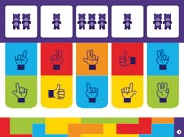 ColorCode-Números del 1 al 3